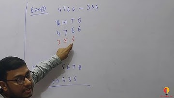 3.1 Class 3 math Chapter 3, Subtraction of 4-digit number in Hindi,