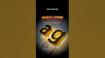 Backlit letters #signage #signs #customsign #backlit #ledsign #neonsign #signfactory #ledlights