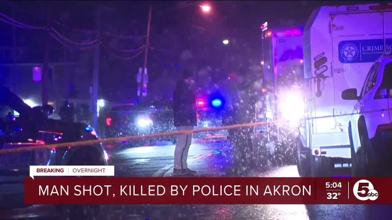Police: Man shot, killed by officer in Akron - YouTube