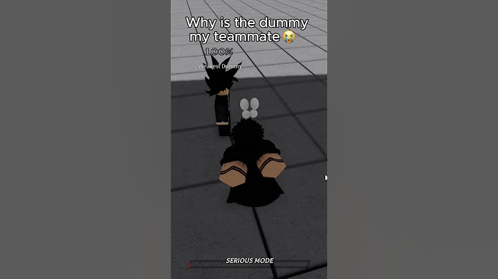Why is the weakest dummy my teammate 💀  #tsb #thestrongestbattlegrounds
