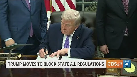 Trump signs executive order to block state AI regulations