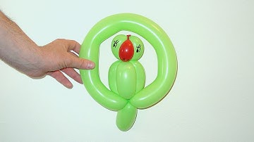 How to make balloon parrot