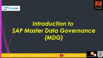 SAP MDG  Overview