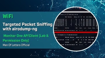 Targeted Packet Sniffing with airodump-ng — Monitor One AP/Client (Lab & Permission Only)