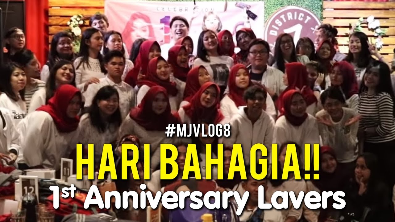 #MJVLOG8 - HARI BAHAGIA!! 1st Anniversary Lavers.. Aku sayang kalian semua