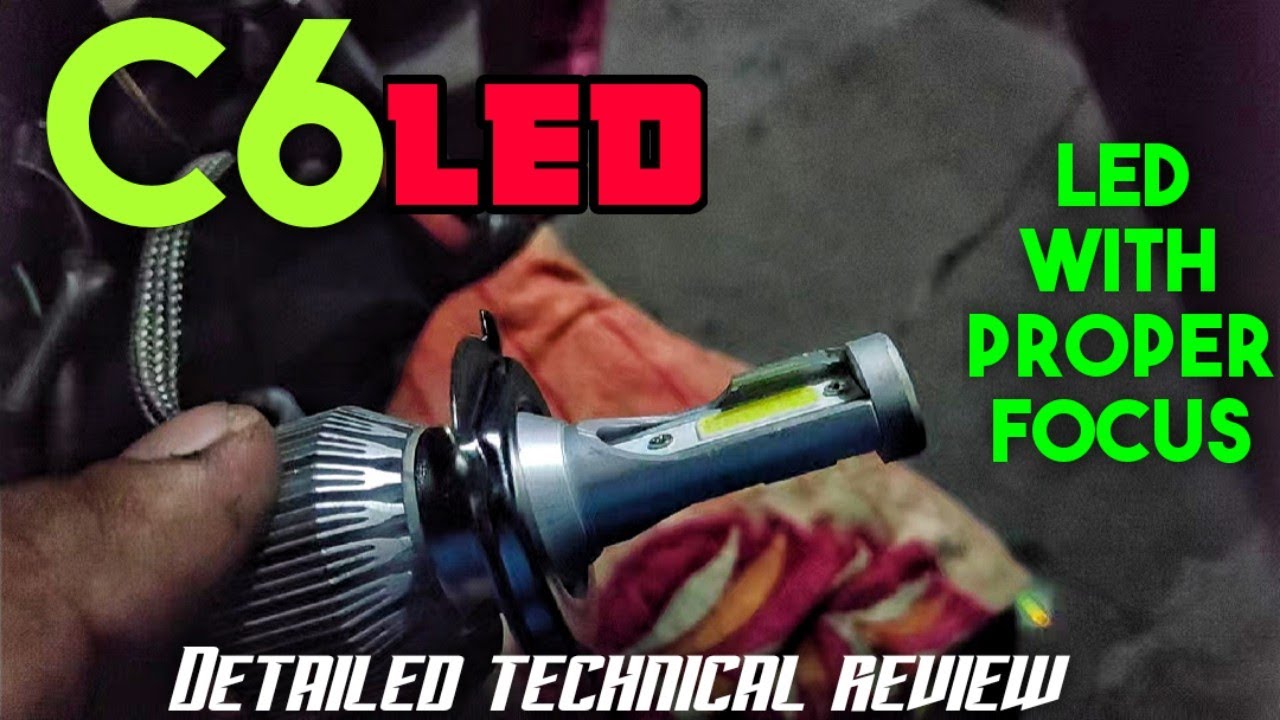 C6 Led Headlight Review Best Led headlight for bike 2021 Better