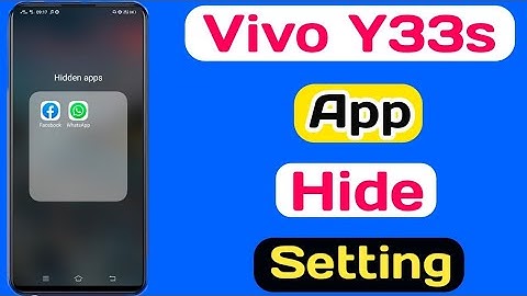 How To Hide App Setting On Vivo Y33s || Vivo Y33s App Hide कैसे करे ||Tech Akhilesh
