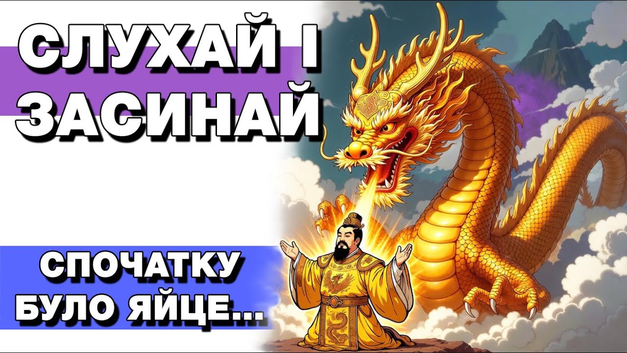 Китайські міфи для сну: Дракони, Потоп та Письмо. Повна Історія від Створення Світу