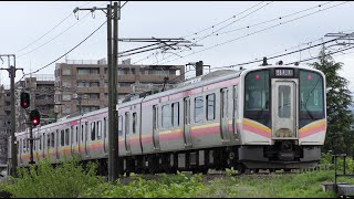 E129系B21編成 信越本線下り快速新潟行き3481M【4K】