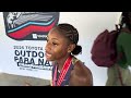 Melissa Jefferson-Wooden after running 21.69 to win 2026 US 200m final