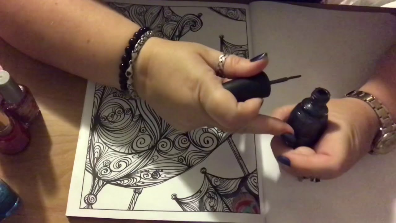 LET’S GET CREATIVE! PAINTING WITH FINGERNAIL POLISH? (Experimental