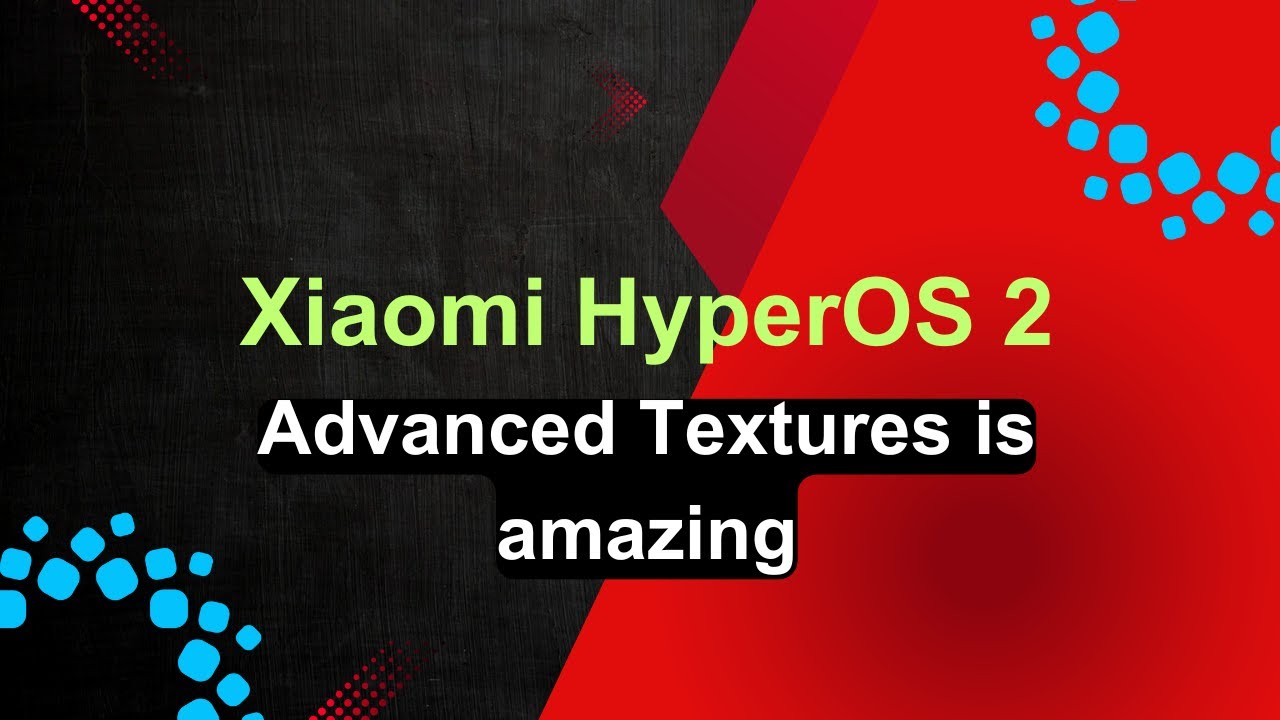 HyperOS 2 Advanced Textures in Control Center, Volume Panel & more 🌟🔥 ...