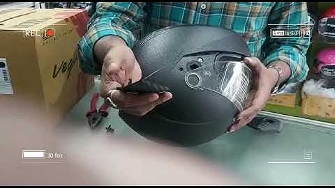 Vega Helmet Visor Change