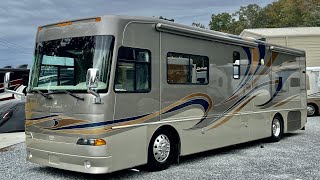 2009 WRV ALPINE COACH 36FT 425HP, 31K MILES, MID ENTRY, TRICK CHASSIS. sold