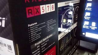 MSI Radeon RX 570 8GB original hashrate