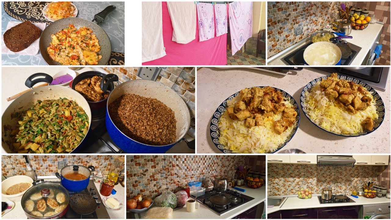 VLOG533 #uşaqların istəyi ilə belə bir plov🥰 #biş-düşlü bol söhbətli iki günlük vlog💜