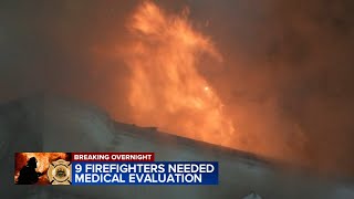 Several firefighters hurt while battling 2-alarm blaze in Wynnefield