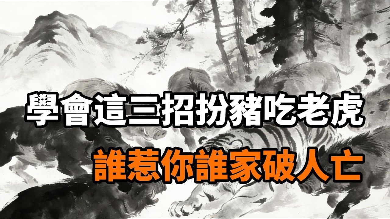 国学拆解扮猪吃老虎：隐诱击三字心法，强者面前的博弈智慧#成功 #人生感悟 #心灵感悟 #修行 #禅意生活 #國學 #国学智慧 #人性拆解 #治愈