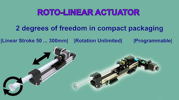 Linear and Rotary Motion in one actuator - www.intellidrives.com
