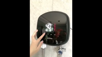 LED Touchscreen Control, One-Touch 40°C Setting, and Power Adjustment #instantelectricwaterheater