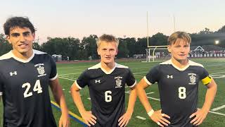 Chatham soccer players talk about their win in front of Cougar Night crowd