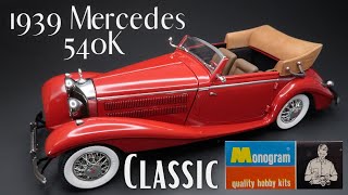 An absolute wonderful kit!! Monogram 1939 Mercedes 540K