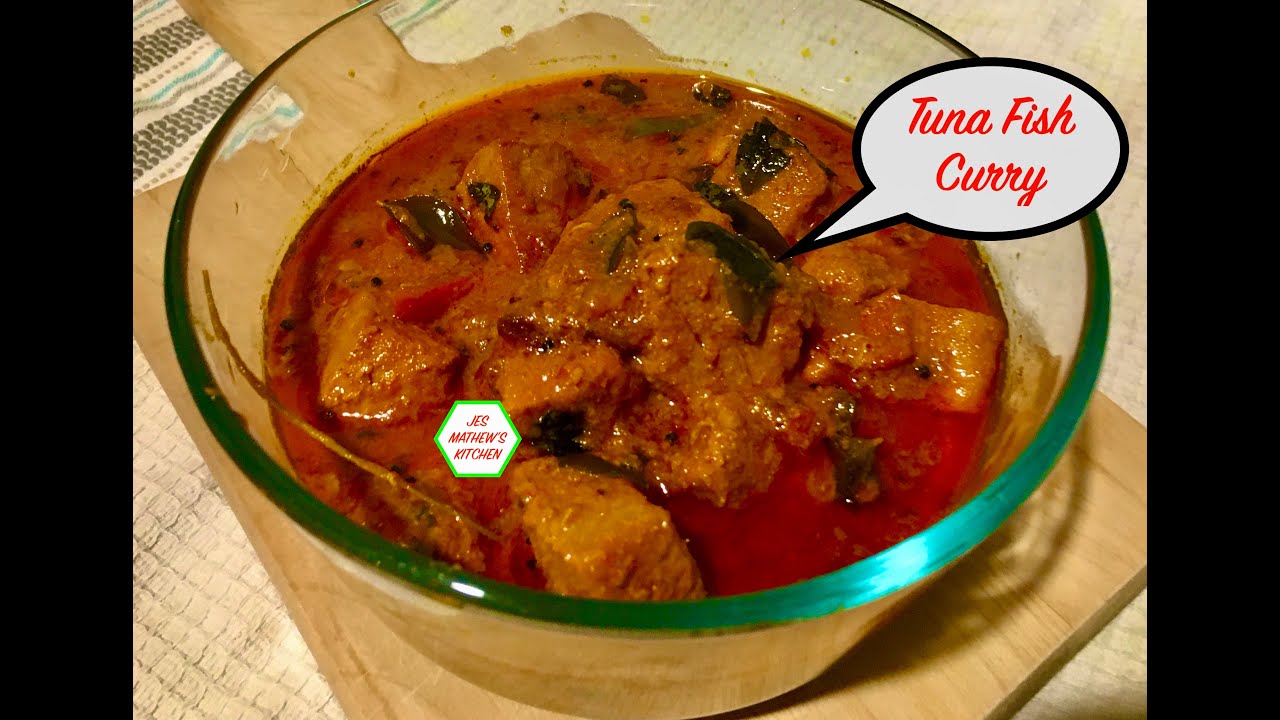 Tuna Fish curry / South Indian Style / Kottayam Style Fish Curry , From