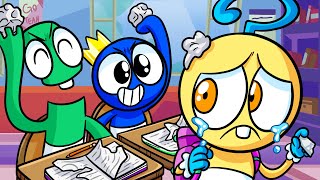 BLUE'S SCHOOL Sad Story - Rainbow Friends Roblox Animation #2