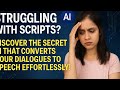 Struggling with Scripts? Discover the SECRET AI That Converts Your Dialogues to Speech Effortlessly!