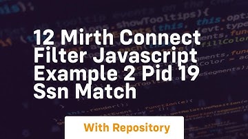 12 mirth connect filter javascript example 2 pid 19 ssn match