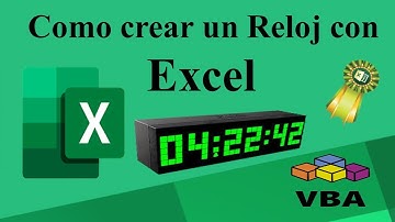 ⏰Como Crear un Reloj en Excel con Visual Basic