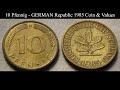 10 Pfennig - GERMAN Democratic Republic 1985 Coin &amp; Values