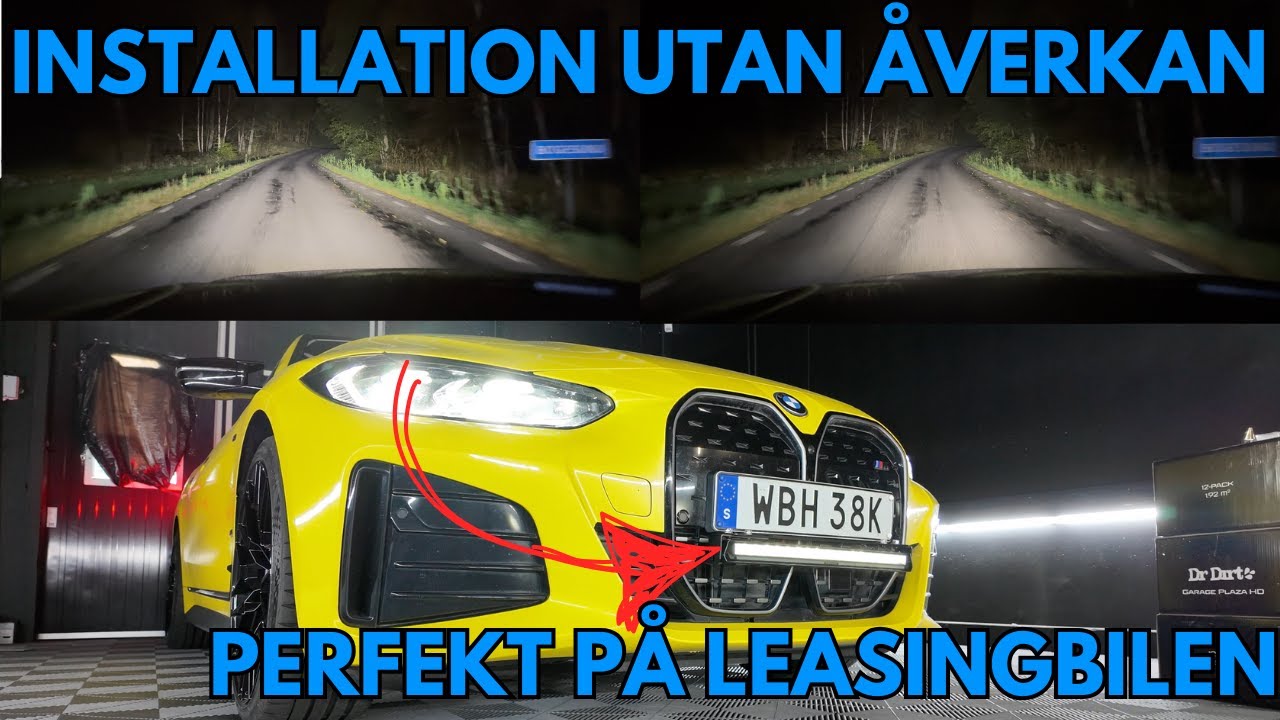 Installerar extraljus på min elbil, slår den BMWs Laserlight?