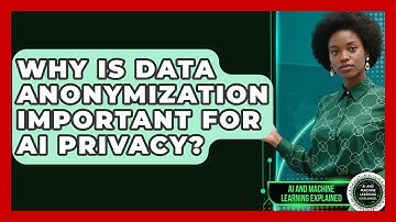 Why Is Data Anonymization Important For AI Privacy? - AI and Machine Learning Explained