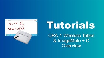 CRA 1 Wireless Tablet and Image Mate + C Overview