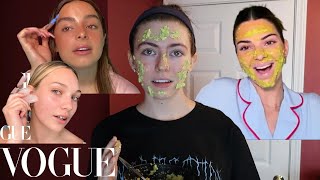 I Tried Following Vogue Makeup Tutorials (Addison Rae, Maddie Ziegler, Kendall Jenner)