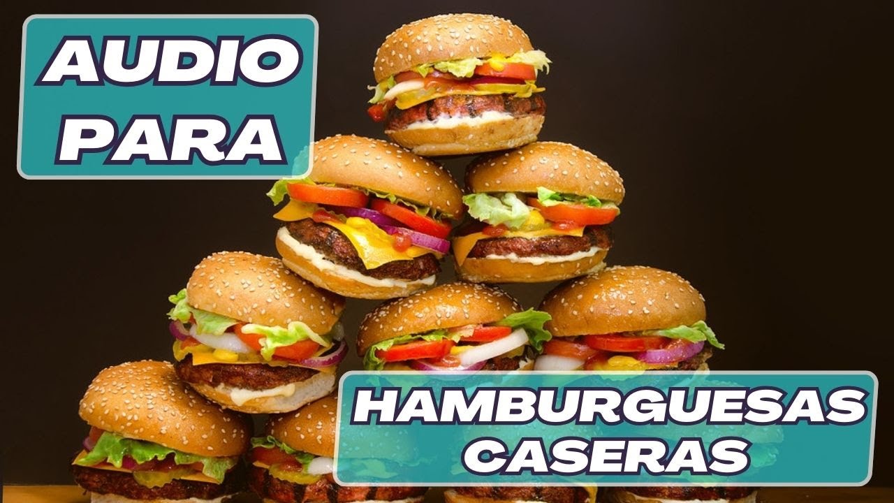 📣Audio para vender HAMBURGUESA CASERA 🍔🍔