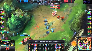 LPL Summer 2015 Week 3 Day 3 - EDG vs RNG [Game2]