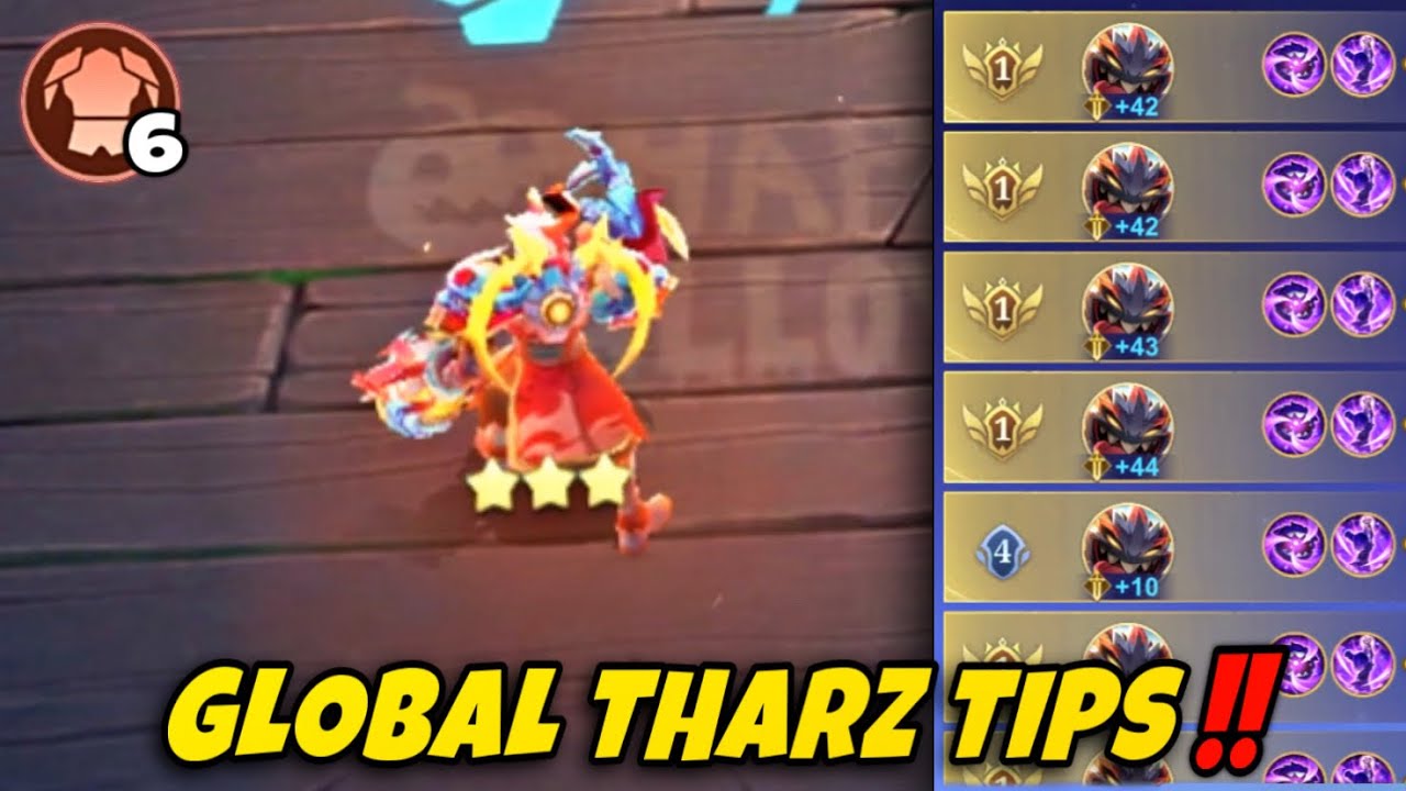 EARLY & LATE GAME STRATEGY, TOP GLOBAL THARZ || MAGIC CHESS GO GO‼️