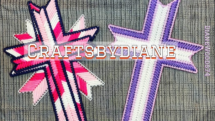 👀 3 piece Cross | Visual | Plastic Canvas - YouTube free-plastic-canvas-patterns