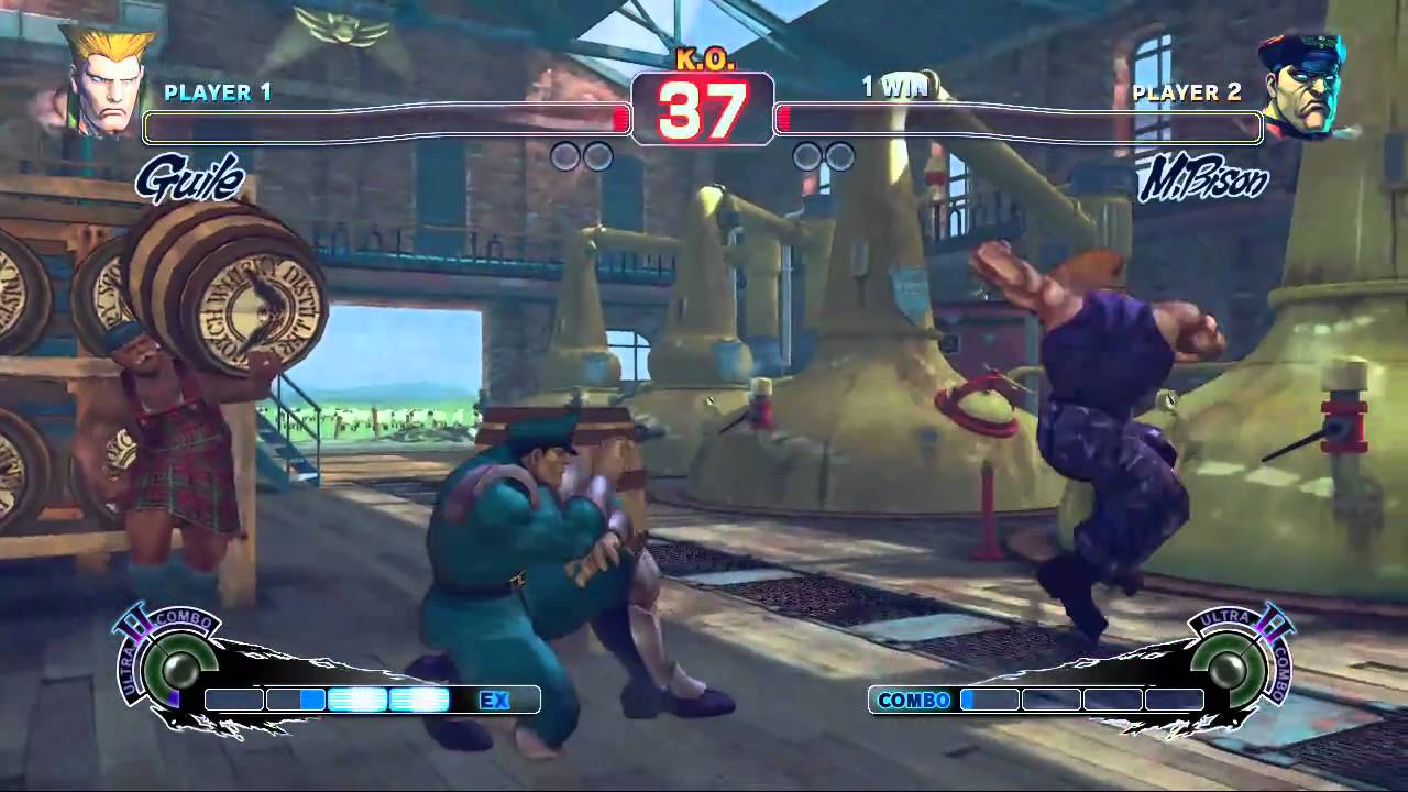 Scribble (M.Bison) v MadMardigan (Guile) - Fight Night #4 - Mohawk Tavern, Springfield OR