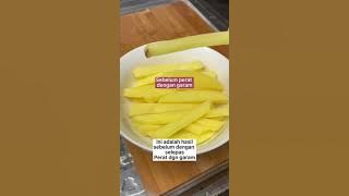kalau ada ubi kentang rumah..boleh buat sendiri je french fries ok jom#frenchfries#richardiscooking
