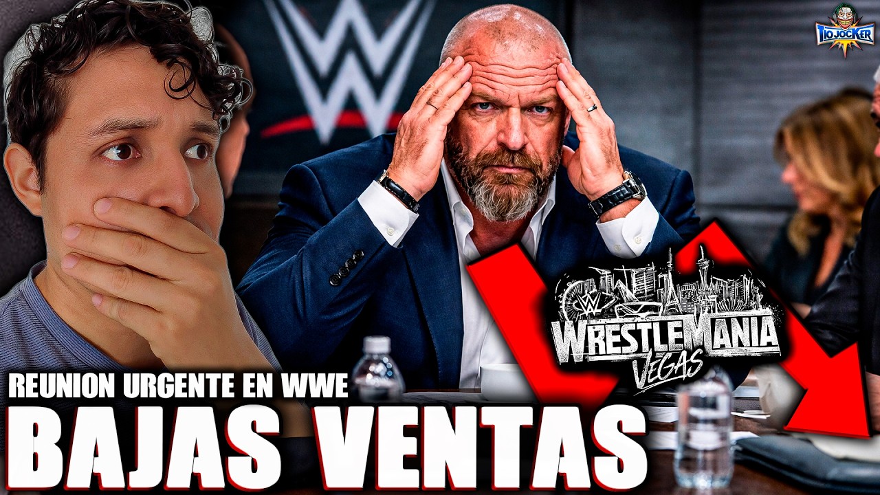 FRUSTRACIÓN en WWE 😨 REUNIÓN URGENTE CULPA a TRIPLE H por BAJAS VENTAS a WM 42 y EMPIEZAN REBAJAS.