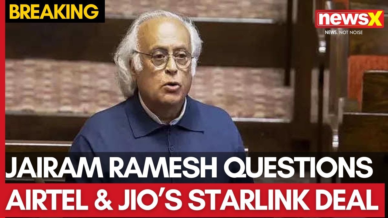 Jairam Ramesh Questions Airtel & Jio’s Starlink Deal, Alleges Modi ...
