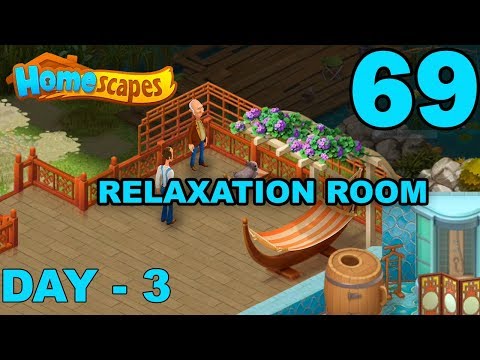 Homescapes Story Walkthrough Gameplay - Relaxation Room - Day 3 - Part 69