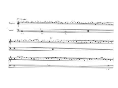 Leonin Pascha Nostrum Organum Duplum Partitura Interpretación