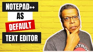 how to make notepad default text editor how to make notepad default text editor
