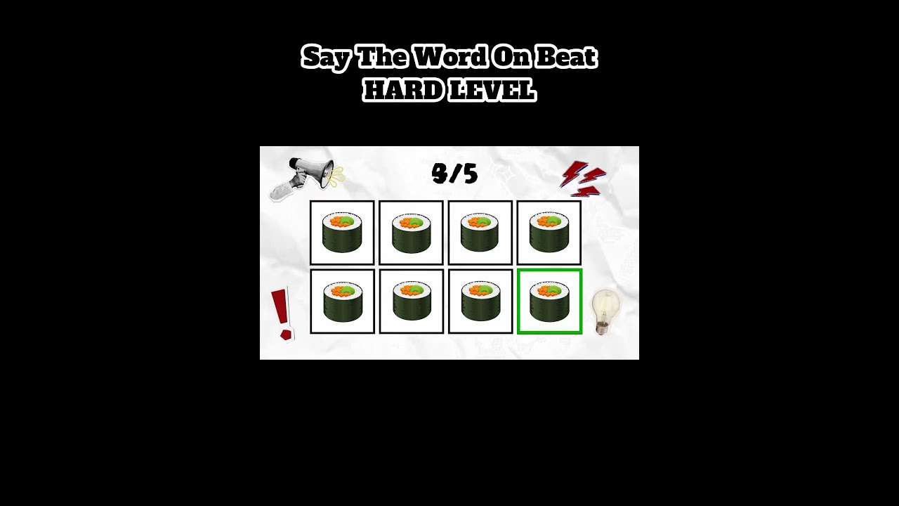 Say The Word On Beat | LEVEL 2 | Beat The Word
