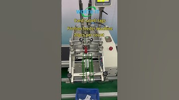 Cards labels tags auto friction feeder counting machine