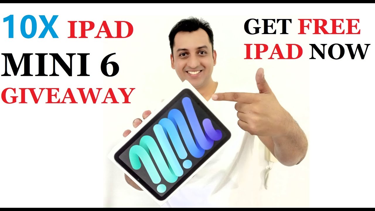 10 APPLE IPAD MINI 6 GIVEAWAY
